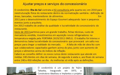 Consultoria para Concessão de Restaurante